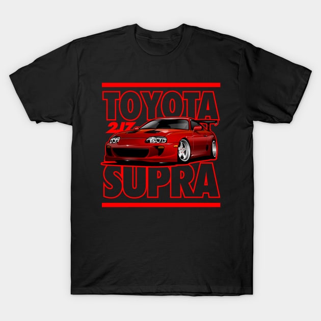 Toyota Supra MK4 T-Shirt by rizadeli